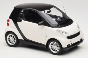 Smart Fortwo 451 Coupe Λευκό Μαύρο Minichamps 1:18 150036302 Μέταλλο - εικόνα 6 από 8