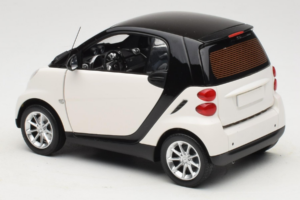 Smart Fortwo 451 Coupe Λευκό Μαύρο Minichamps 1:18 150036302 Μέταλλο - εικόνα 7 από 8