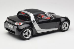 Smart Roadster Μαύρο Bburago 1:18 34099-M1 Μέταλλο - εικόνα 3 από 8