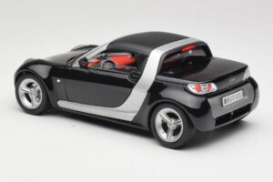 Smart Roadster Μαύρο Bburago 1:18 34099-M1 Μέταλλο - εικόνα 7 από 8