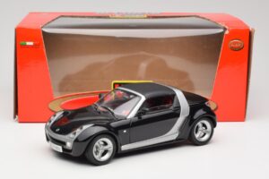 Smart Roadster Μαύρο Bburago 1:18 34099-M1 Μέταλλο - εικόνα 8 από 8