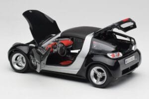 Smart Roadster Σκούρο Μπλε Bburago 1:18 34917 Μέταλλο - εικόνα 5 από 8