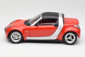 Smart Ρόντστερ Κόκκινο Bburago 1:18 34099 Μέταλλο - εικόνα 4 από 8