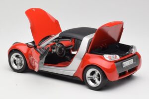 Smart Ρόντστερ Κόκκινο Bburago 1:18 34099 Μέταλλο - εικόνα 5 από 8
