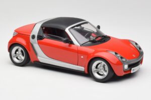 Smart Ρόντστερ Κόκκινο Bburago 1:18 34099 Μέταλλο - εικόνα 6 από 8