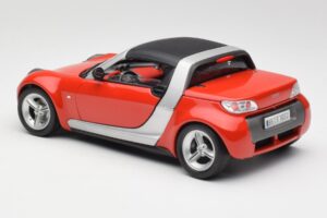 Smart Ρόντστερ Κόκκινο Bburago 1:18 34099 Μέταλλο - εικόνα 7 από 8