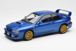 Subaru Impreza 22B Upgraded Version Μπλε Με Χρυσές Ζάντες AUTOart 1:18 78602 Μέταλλο