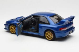 Subaru Impreza 22B Upgraded Version Μπλε Με Χρυσές Ζάντες AUTOart 1:18 78602 Μέταλλο - εικόνα 5 από 8