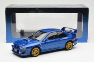 Subaru Impreza 22B Upgraded Version Μπλε Με Χρυσές Ζάντες AUTOart 1:18 78602 Μέταλλο - εικόνα 8 από 8