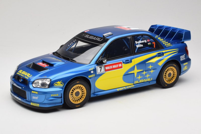 Subaru Impreza WRC S9 #7 P. Solberg / P. Mills Rally Great Britain 2003 Otto 1:12 G092 Ρητίνη