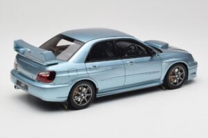 Subaru Impreza WRX STi WR1 GD P. Solberg Edition Ice Blue Metallic Otto 1:18 OT1114 Ρητίνη - εικόνα 2 από 6