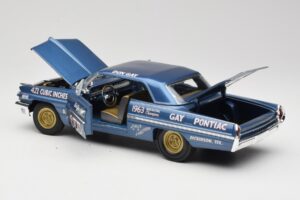 Pontiac Catalina Super Duty Super Stock #655 Μπλε 1962 Auto World 1:18 AW201/06 Μέταλλο - εικόνα 5 από 8