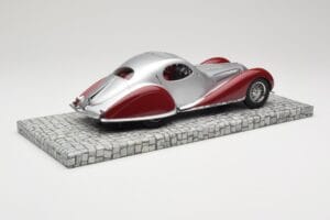 Talbot-Lago T150 C-SS Coupe Ασημί Κόκκινο Minichamps 1:18 107117121 Ρητίνη - εικόνα 2 από 6