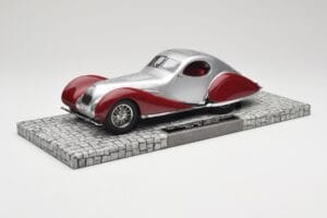 Talbot-Lago T150 C-SS Coupe Ασημί Κόκκινο Minichamps 1:18 107117121 Ρητίνη