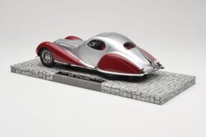 Talbot-Lago T150 C-SS Coupe Ασημί Κόκκινο Minichamps 1:18 107117121 Ρητίνη - εικόνα 5 από 6
