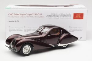 Talbot-Lago T150 C-SS Figoni & Falaschi Teardrop Σκούρο Μπορντό Μεταλλικό CMC 1:18 M-179 Μέταλλο - εικόνα 2 από 6
