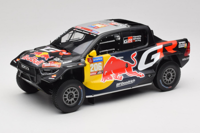 Toyota GR DKR Hilux Evo #206 L. Moraes / A. Monleon Rally Dakar 2024 IXO 1:18 18RMC238A Μέταλλο