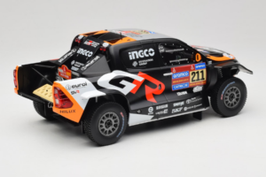 Toyota GR DKR Hilux Evo #211 H. Lategan / B. Cummings Rally Dakar 2025 IXO 1:18 18RMC237 Μέταλλο - εικόνα 2 από 6