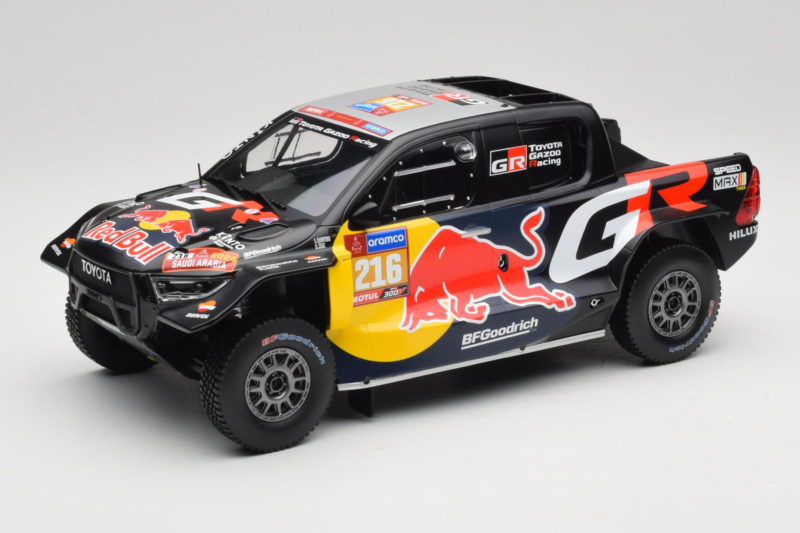 Toyota GR DKR Hilux Evo #216 S. Quintero / D. Zenz Rally Dakar 2024 IXO 1:18 18RMC238B Μέταλλο