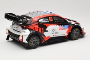 Toyota GR Yaris Rally1 #69 Toyota Gazoo Racing WRT K. Rovanpera / J. Halttunen Rally Finland 2024 IXO 1:18 18RMC218 Μέταλλο - εικόνα 2 από 6