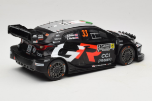 Toyota GR Yaris WRC #33 E. Evans / S. Martin Rally Monte Carlo 2025 IXO 1:18 18RMC229B Μέταλλο - εικόνα 2 από 6