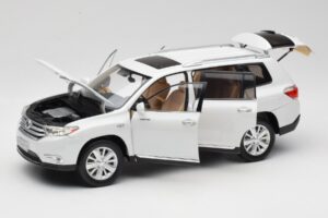 Toyota Highlander XU40 Λευκό Paudi Model 1:18 2043612-W1 Μέταλλο - εικόνα 2 από 8