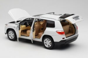 Toyota Highlander XU40 Λευκό Paudi Model 1:18 2043612-W1 Μέταλλο - εικόνα 5 από 8