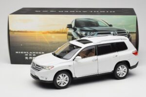 Toyota Highlander XU40 Λευκό Paudi Model 1:18 2043612-W1 Μέταλλο - εικόνα 8 από 8