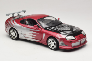 Toyota Supra A80 Fast & Furious Μωβ Ασημί ERTL 1:18 33708 Μέταλλο - εικόνα 4 από 6