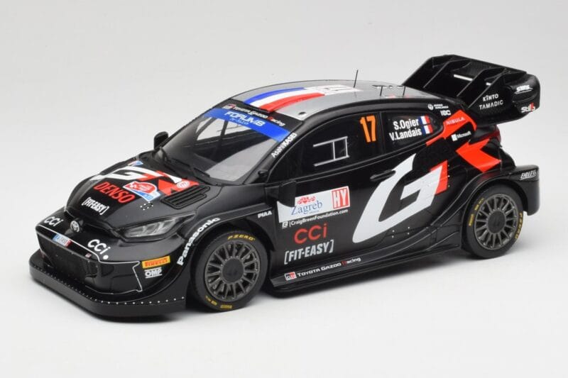 Toyota Yaris Rally1 WRC #17 S. Ogier / V. Landais Rally Croatia 2024 IXO 1:18 18RMC202 Μέταλλο
