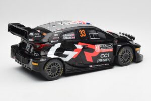 Toyota Yaris Rally1 WRC #33 E. Evans / S. Martin Rally Monte Carlo Night Version 2024 IXO 1:18 18RMC197 Μέταλλο - εικόνα 2 από 6
