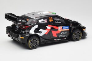 Toyota Yaris Rally1 WRC #33 E. Evans / S. Martin Rally Sweden 2024 IXO 1:18 18RMC200 Μέταλλο - εικόνα 2 από 6