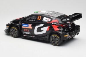 Toyota Yaris Rally1 WRC #33 E. Evans / S. Martin Rally Sweden 2024 IXO 1:18 18RMC200 Μέταλλο - εικόνα 5 από 6