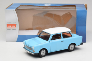 Trabant 601 Deluxe Μπλε Λευκό Sun Star 1:18 4286 Μέταλλο - εικόνα 6 από 6