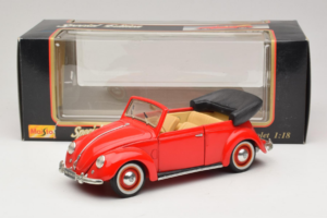 Volkswagen Beetle Καμπριολέ Κόκκινο Maisto 1:18 56010 Μέταλλο - εικόνα 8 από 8