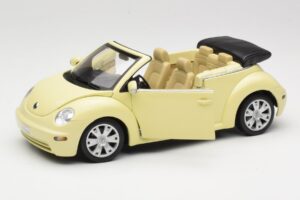 Volkswagen Beetle Καμπριολέ Κίτρινο Gate 1:18 VW24108 Μέταλλο - εικόνα 2 από 8