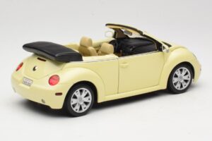 Volkswagen Beetle Καμπριολέ Κίτρινο Gate 1:18 VW24108 Μέταλλο - εικόνα 3 από 8