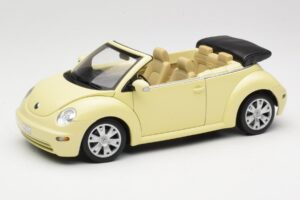 Volkswagen Beetle Καμπριολέ Κίτρινο Gate 1:18 VW24108 Μέταλλο