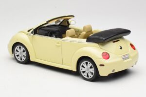 Volkswagen Beetle Καμπριολέ Κίτρινο Gate 1:18 VW24108 Μέταλλο - εικόνα 7 από 8