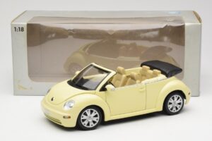 Volkswagen Beetle Καμπριολέ Κίτρινο Gate 1:18 VW24108 Μέταλλο - εικόνα 8 από 8