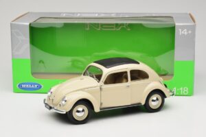 Volkswagen Beetle Type 1 Classic Λευκό Welly 1:18 18040W Μέταλλο - εικόνα 8 από 8