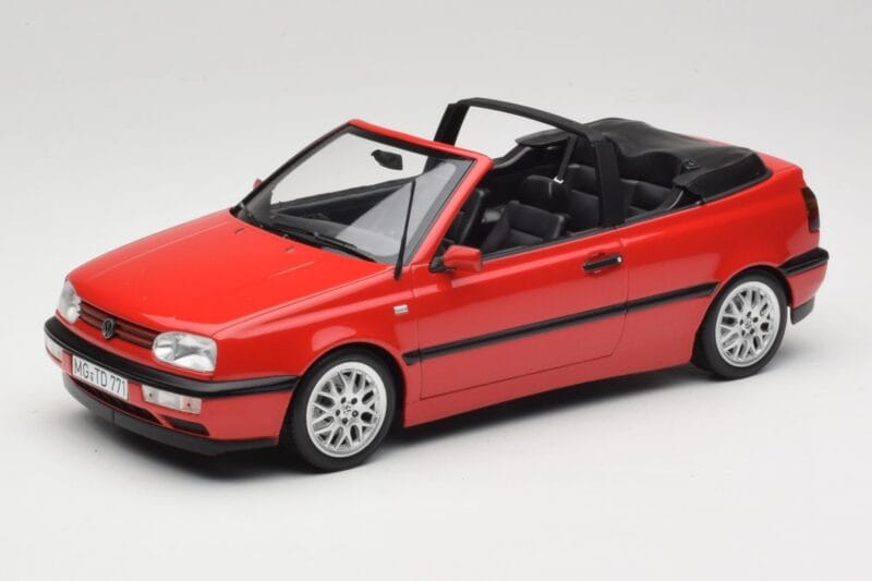 Volkswagen Golf Καμπριολέ Mk3 Κόκκινο Norev 1:18 188433 Μέταλλο