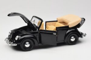 Volkswagen Σκαραβαίος Καμπριολέ Μαύρο Maisto 1:18 37800-M6 Μέταλλο - εικόνα 2 από 8