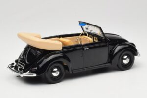 Volkswagen Σκαραβαίος Καμπριολέ Μαύρο Maisto 1:18 37800-M6 Μέταλλο - εικόνα 3 από 8