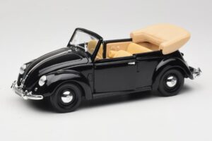 Volkswagen Σκαραβαίος Καμπριολέ Μαύρο Maisto 1:18 37800-M6 Μέταλλο