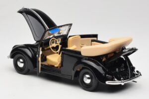 Volkswagen Σκαραβαίος Καμπριολέ Μαύρο Maisto 1:18 37800-M6 Μέταλλο - εικόνα 5 από 8