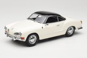 Volkswagen Karmann Ghia Κρεμ Μαύρο Minichamps 1:18 155054021 Μέταλλο