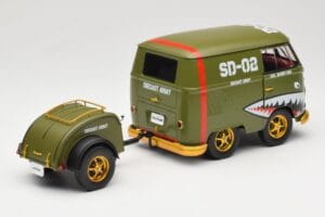 Volkswagen Kool Kombi Army Fighter Green Solido 1:18 S1810901 Μέταλλο - εικόνα 3 από 8