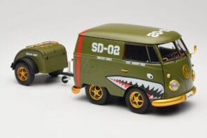 Volkswagen Kool Kombi Army Fighter Green Solido 1:18 S1810901 Μέταλλο - εικόνα 6 από 8