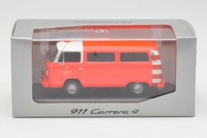 Volkswagen T2 Bus Πυροσβεστική Frankfurt Κόκκινοι Προφυλακτήρες Minichamps 1:43 400053091-V1 Μέταλλο - εικόνα 4 από 4